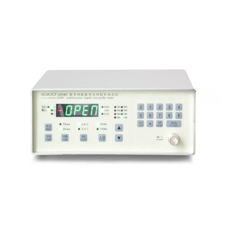 DC four-probe resistivity tester, high-precision digital
DC four-probe resistivity tester, high-precision digital