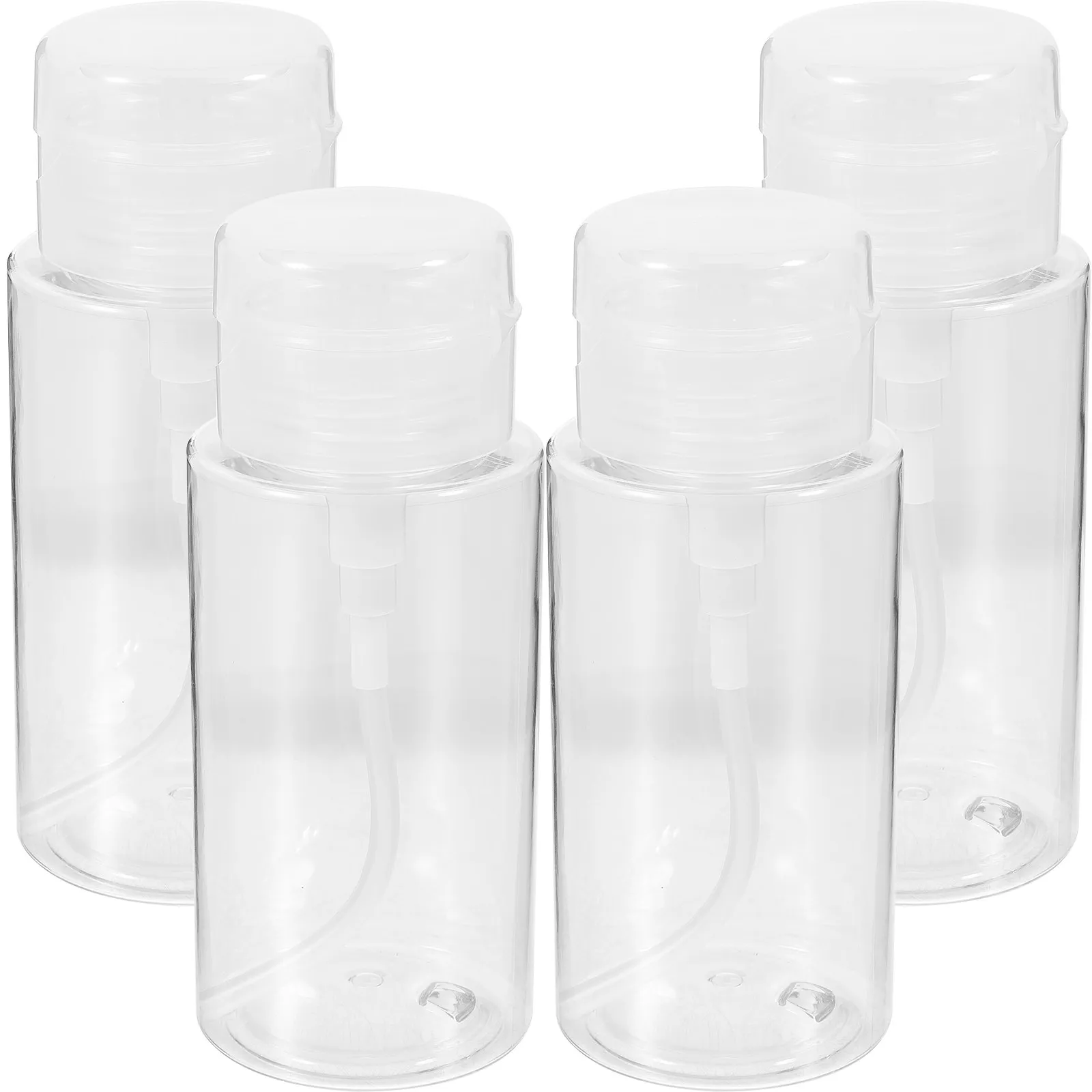 4Pcs Nail Polish Remover Liquid Bottles Press Pump Dispenser for Makeup Remover Toner Skincare Travel Refillable Storage
4Pcs Nail Polish Remover Liquid Bottles Press Pump Dispenser for Makeup Remover Toner Skincare Travel Refillable Storage