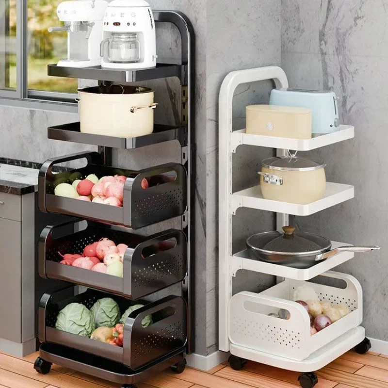 Thickened Trolley Storage Rack, Kitchen Floor To Ceiling Bedroom, Multi-layer Snack, Fruit and Vegetable Toy Pot Storage Rack
Thickened Trolley Storage Rack, Kitchen Floor To Ceiling Bedroom, Multi-layer Snack, Fruit and Vegetable Toy Pot Storage Rack