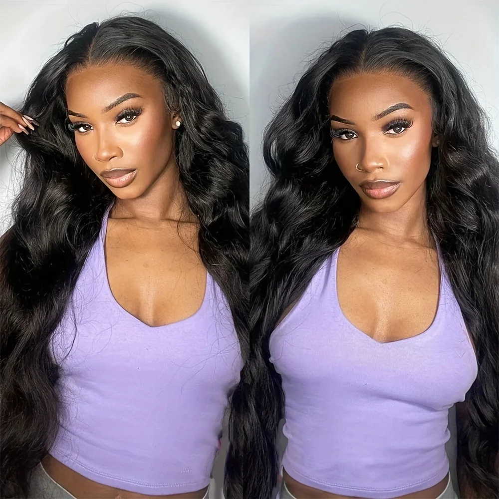 Body Wave Human Hair Wigs 13X6 Hd Lace Frontal Wig 250 Density Pre Plucked Brazilian Hair Wig 100% Natural Black 40 In For Women
Body Wave Human Hair Wigs 13X6 Hd Lace Frontal Wig 250 Density Pre Plucked Brazilian Hair Wig 100% Natural Black 40 In For Women