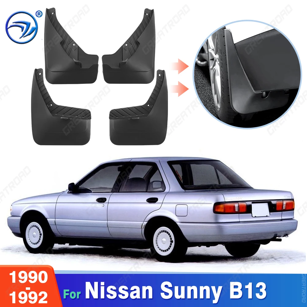 For Nissan Sunny B13 1990 1991 1992 Fender Mudflaps Splash Guards Mudguards Mud Flaps car Accessories
For Nissan Sunny B13 1990 1991 1992 Fender Mudflaps Splash Guards Mudguards Mud Flaps car Accessories