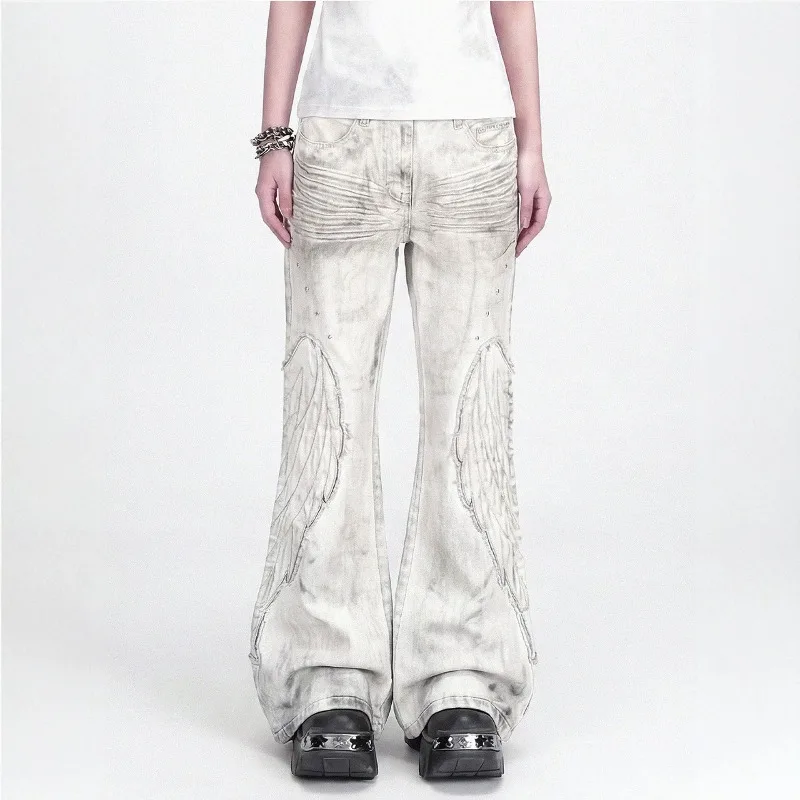 Men's jeans summer new fashion retro washed casual jeans versatile white wide leg pants
Men's jeans summer new fashion retro washed casual jeans versatile white wide leg pants
