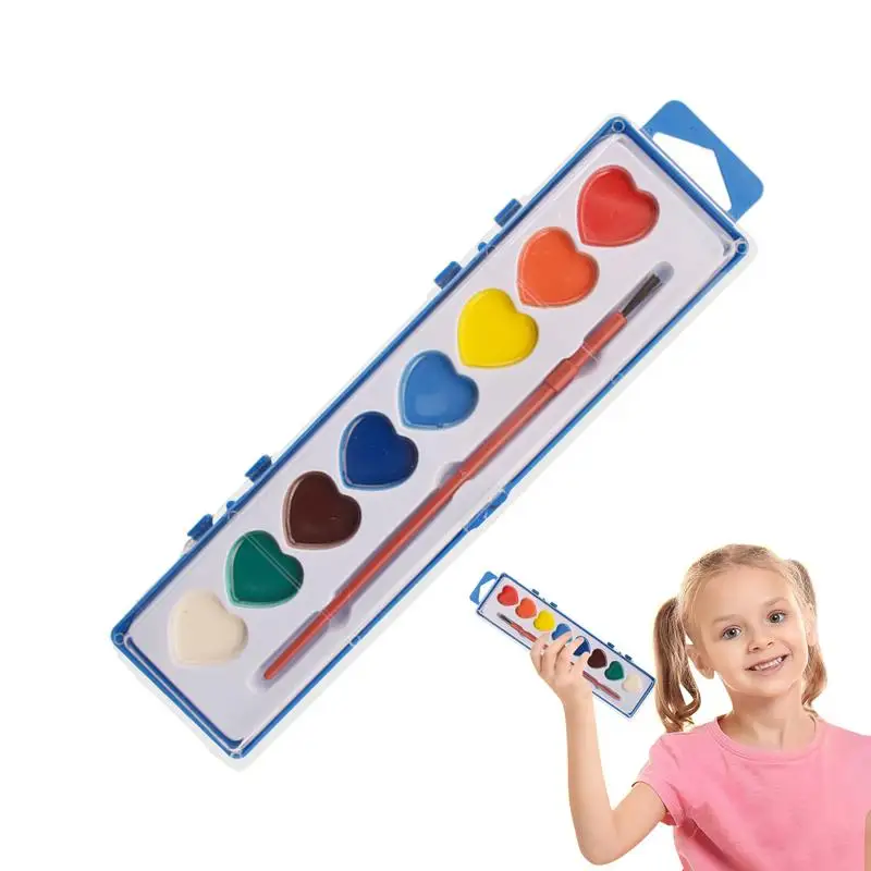 Valentines Watercolor Paint 8 Colors Heart Watercolor Painting Kit With Paintbrush Party Favors Arts And Crafts Supplies For
Valentines Watercolor Paint 8 Colors Heart Watercolor Painting Kit With Paintbrush Party Favors Arts And Crafts Supplies For