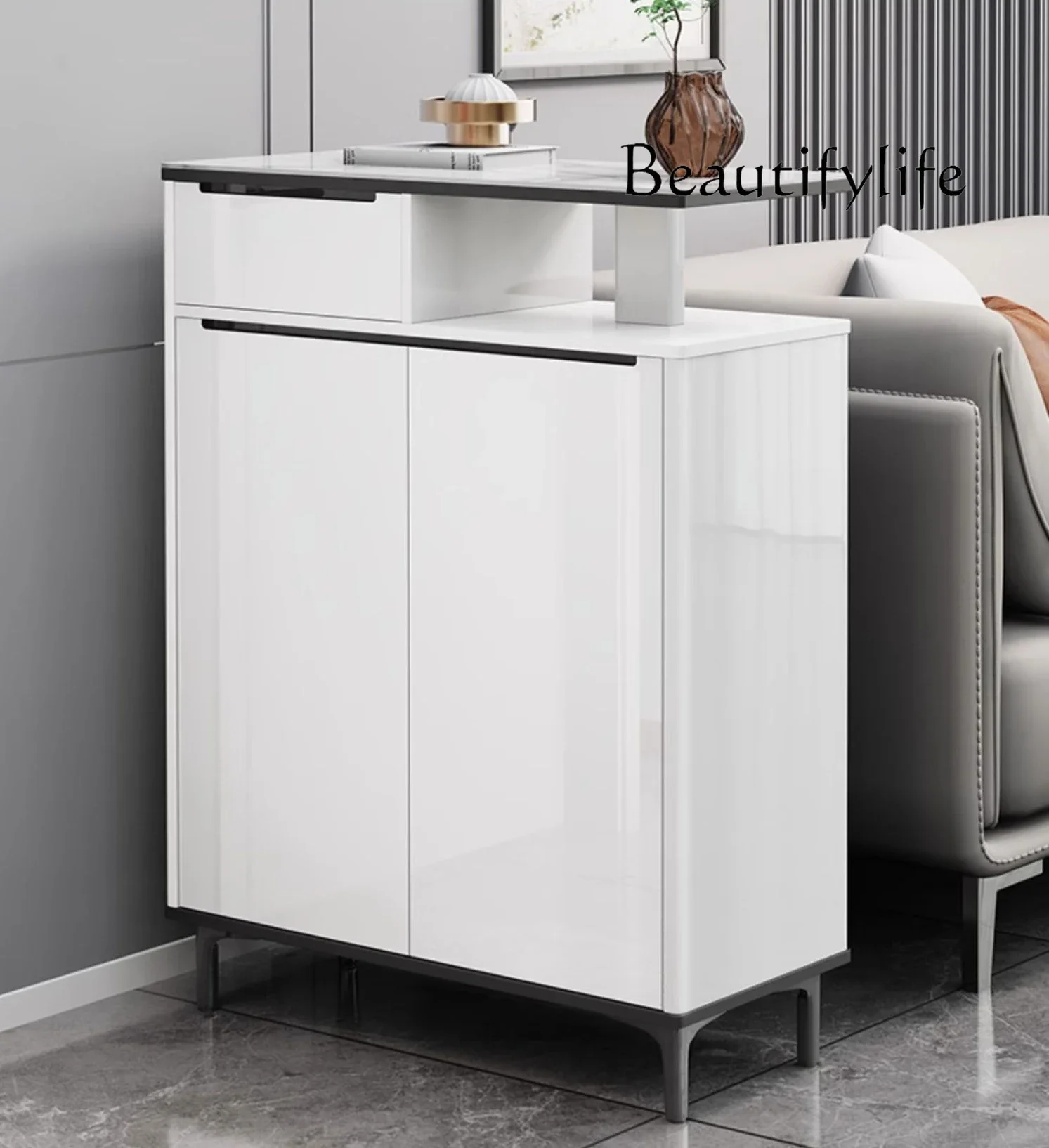 Home Doorway Double-Sided Integrated Entrance Cabinet Paint Simple Entrance Cabinet
Home Doorway Double-Sided Integrated Entrance Cabinet Paint Simple Entrance Cabinet