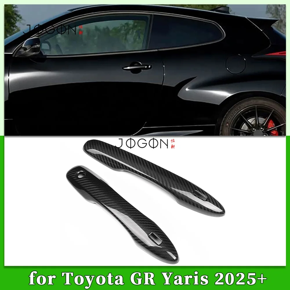 2-Door Carbon Fiber Exterior Car Side Door Handle Frame Cover Sticker Trim Car Accessories For Toyota GR Yaris 2025 2026
2-Door Carbon Fiber Exterior Car Side Door Handle Frame Cover Sticker Trim Car Accessories For Toyota GR Yaris 2025 2026