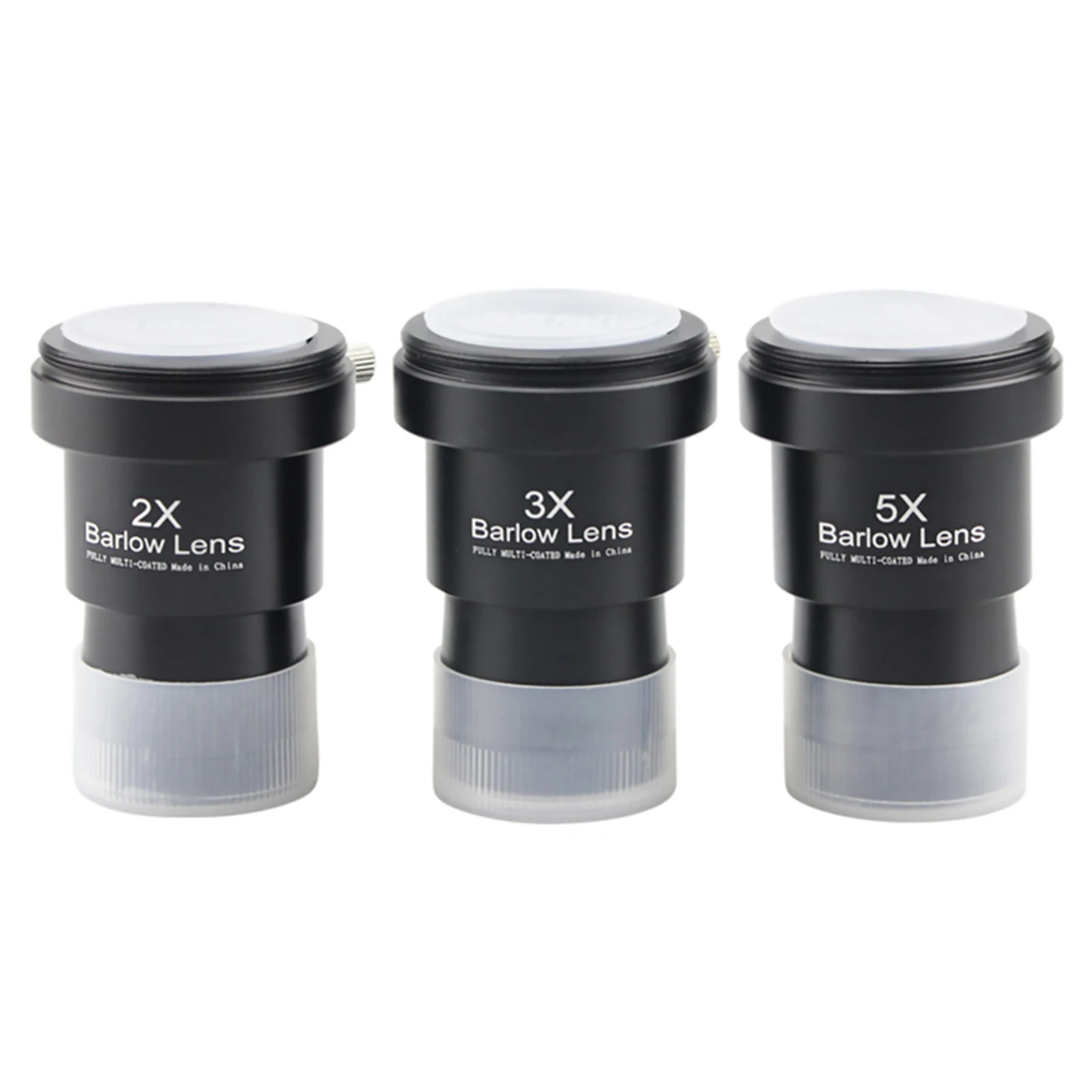 2X 3X 5X Telescope Barlow Lens 1.25inch Metal Fully Coated Focal Length Extender Eyepiece Lens with M42 Camera Mount Threads
2X 3X 5X Telescope Barlow Lens 1.25inch Metal Fully Coated Focal Length Extender Eyepiece Lens with M42 Camera Mount Threads