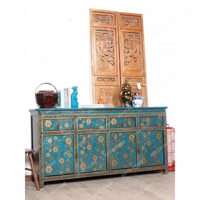 XX Chinese solid wood retro porch cabinet decal partition decorative cabinet
XX Chinese solid wood retro porch cabinet decal partition decorative cabinet