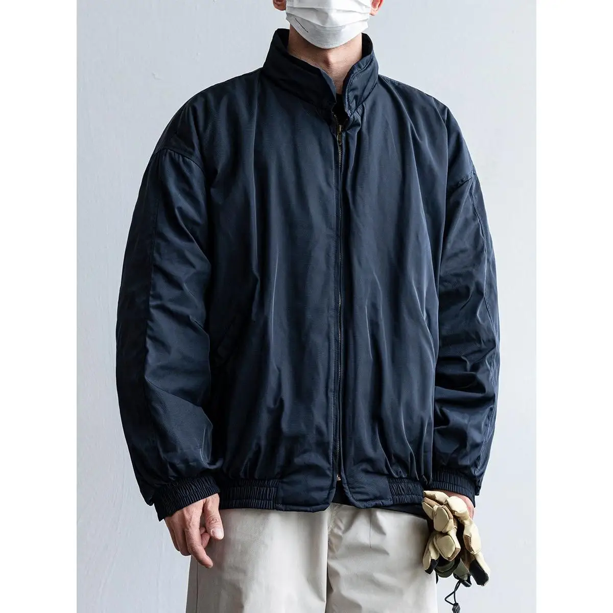 Winter New Loose Fit Cotton Jaet Men's Functional Sle Simple Casual Long Sve Coat Warm Stand Collar Polyester Fiber
Winter New Loose Fit Cotton Jaet Men's Functional Sle Simple Casual Long Sve Coat Warm Stand Collar Polyester Fiber