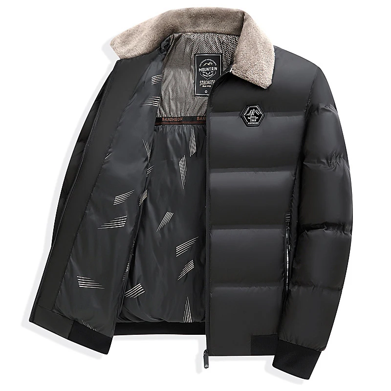 Winter Men's Warm Parkas Jacket Mens Fur Collar Windbreaker Padded Coats Fashion Men Loose Cotton Thermal Snow Jackets Clothing
Winter Men's Warm Parkas Jacket Mens Fur Collar Windbreaker Padded Coats Fashion Men Loose Cotton Thermal Snow Jackets Clothing