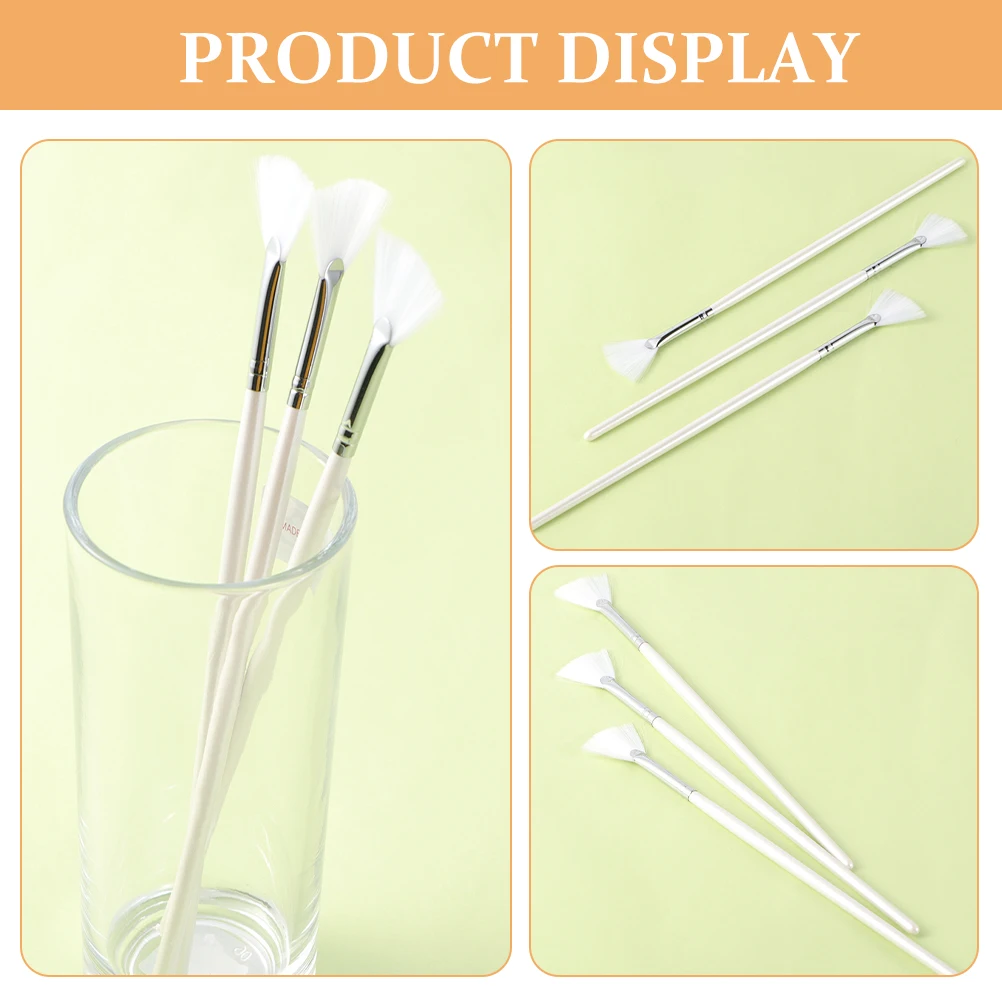 4pcs Facial Soft Fiber Facial Brush Fan Shaped Apply Masks Creams Skincare Highlight Brush Hygiene Travel Friendly
4pcs Facial Soft Fiber Facial Brush Fan Shaped Apply Masks Creams Skincare Highlight Brush Hygiene Travel Friendly