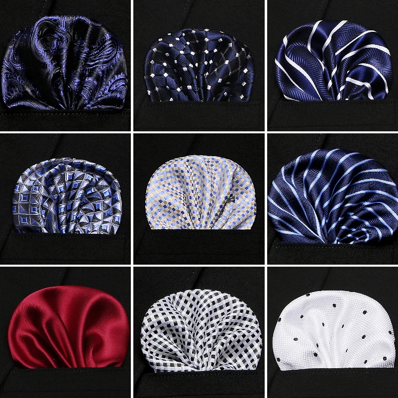 Mens Wedding Pocket Square Silk match for Suit Tie Men's Handkerchief Accessories Jacquard Solid Dots Stripes Pattern
Mens Wedding Pocket Square Silk match for Suit Tie Men's Handkerchief Accessories Jacquard Solid Dots Stripes Pattern