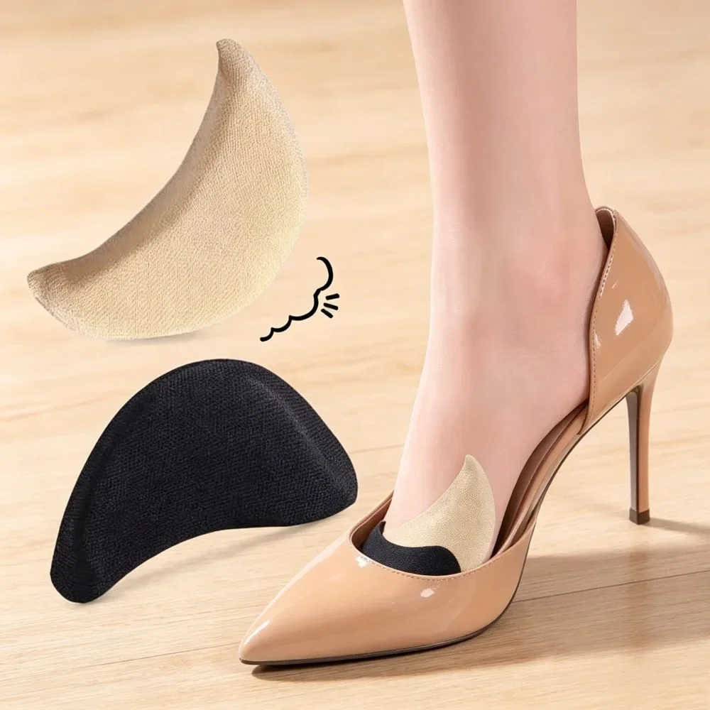 1 Pairs Toe Cushion Inserts Reusable Half Size Fillers, Black Shoe Inserts for Loose Shoes High Heels Dress Boots Fit Adjust
1 Pairs Toe Cushion Inserts Reusable Half Size Fillers, Black Shoe Inserts for Loose Shoes High Heels Dress Boots Fit Adjust
