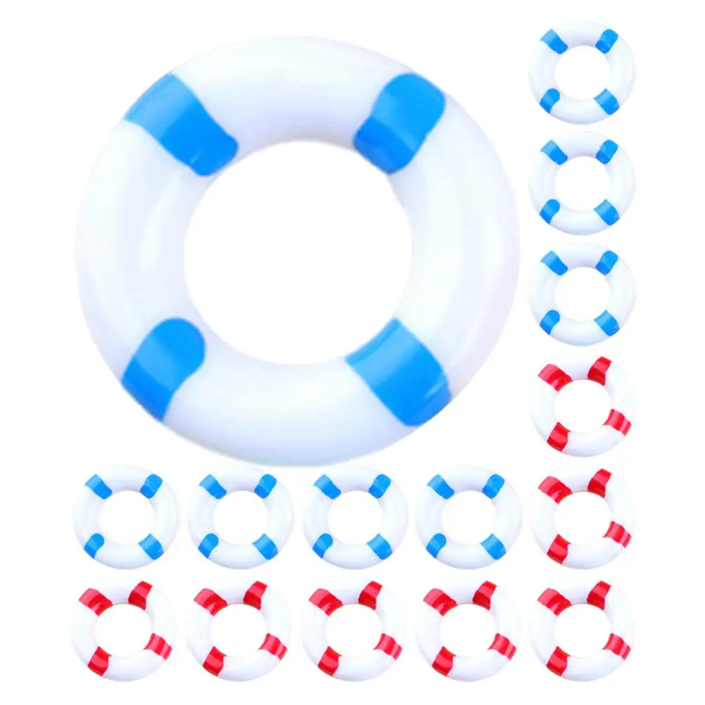 20 Pcs Buoy Rings Resin Accessories House Ornaments DIY Micro Landscape Decorations Beach Scene Miniature Swim Model
20 Pcs Buoy Rings Resin Accessories House Ornaments DIY Micro Landscape Decorations Beach Scene Miniature Swim Model