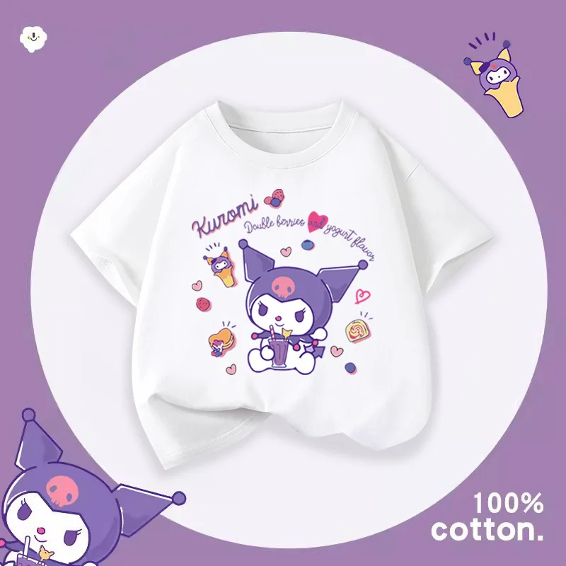 2026 Sanrio Kulomier Children's Clothing Printed Printed Parent-child Half Sleeve Pure Cotton Round Neck Children's T-shirt
2026 Sanrio Kulomier Children's Clothing Printed Printed Parent-child Half Sleeve Pure Cotton Round Neck Children's T-shirt