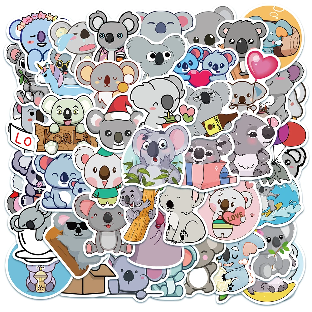 10/50/Pcs koala Cute adorable stickers Gift DIY Skateboard Luggage Refrigerator Notebook Waterproof Stickers
10/50/Pcs koala Cute adorable stickers Gift DIY Skateboard Luggage Refrigerator Notebook Waterproof Stickers