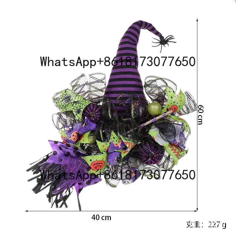 Halloween Wreath Door Hanging Wreath Witch Leg Broom Haunted House Decoration Pendant Horror Party Pendant
Halloween Wreath Door Hanging Wreath Witch Leg Broom Haunted House Decoration Pendant Horror Party Pendant
