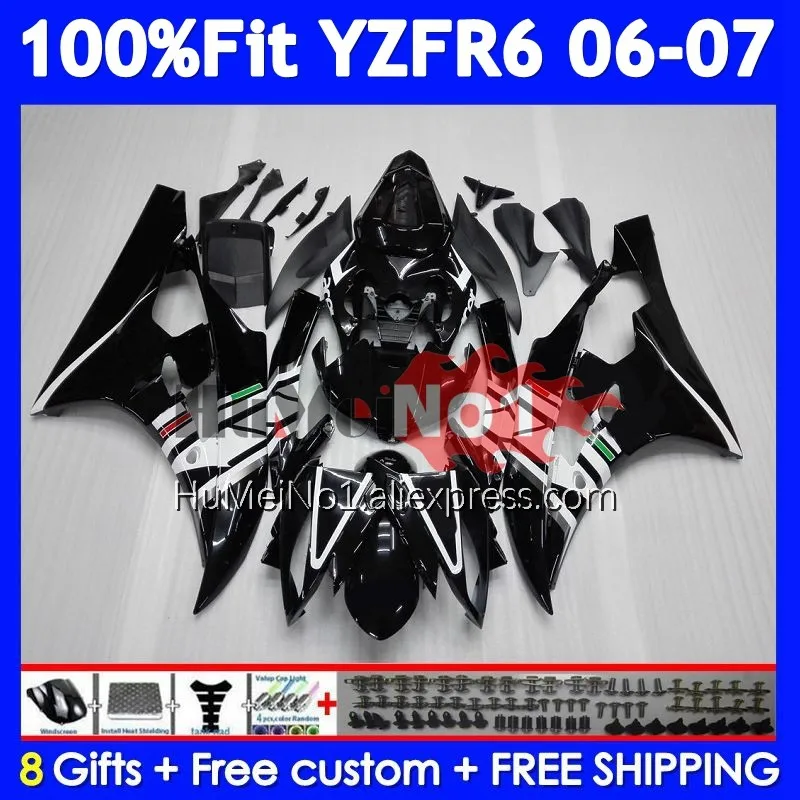 Injection Fairing For YAMAHA YZF-R6 YZF R 6 YZF R6 600 600CC White black 357No.19 YZF600 YZFR6 06 07 YZF-600 2006 2007 OEM Body
Injection Fairing For YAMAHA YZF-R6 YZF R 6 YZF R6 600 600CC White black 357No.19 YZF600 YZFR6 06 07 YZF-600 2006 2007 OEM Body