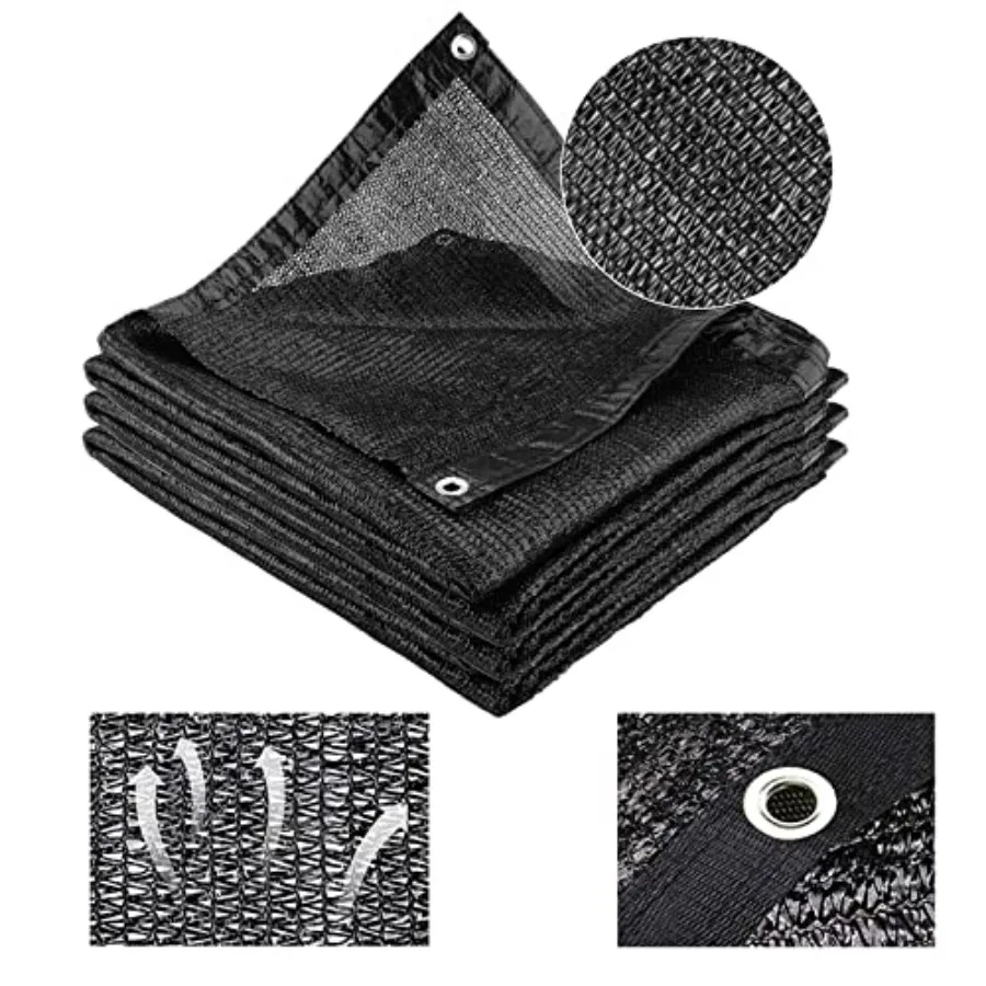 80% Black Cloth, 10 x 50Feet UV Resistant Sun Shade Mesh Net with Grommets, Mesh Tarp Plant Shade Cover for Plants Garden Green
80% Black Cloth, 10 x 50Feet UV Resistant Sun Shade Mesh Net with Grommets, Mesh Tarp Plant Shade Cover for Plants Garden Green