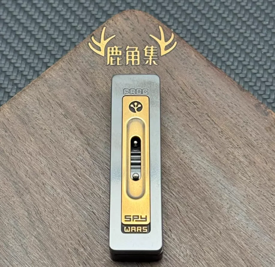 Used EDC Lautie Frog seesaw zirconium+copper fidget slider Decompression toys
Used EDC Lautie Frog seesaw zirconium+copper fidget slider Decompression toys