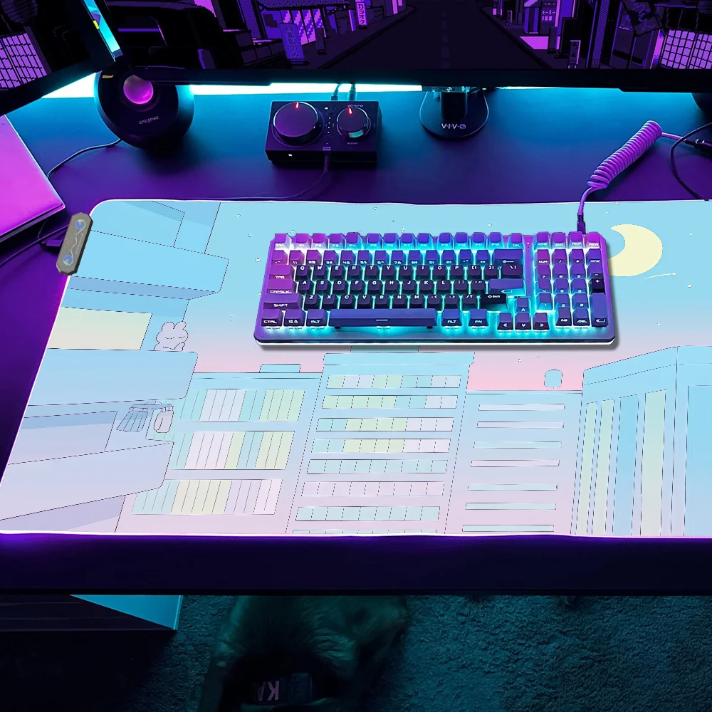 Moon Gaming MousePad Светодиодный настольный розовый коврик с подсветкой Резиновый городской рабочий стол XXL RGB Стол с ковриками Micro USB
Moon Gaming MousePad Светодиодный настольный розовый коврик с подсветкой Резиновый городской рабочий стол XXL RGB Стол с ковриками Micro USB