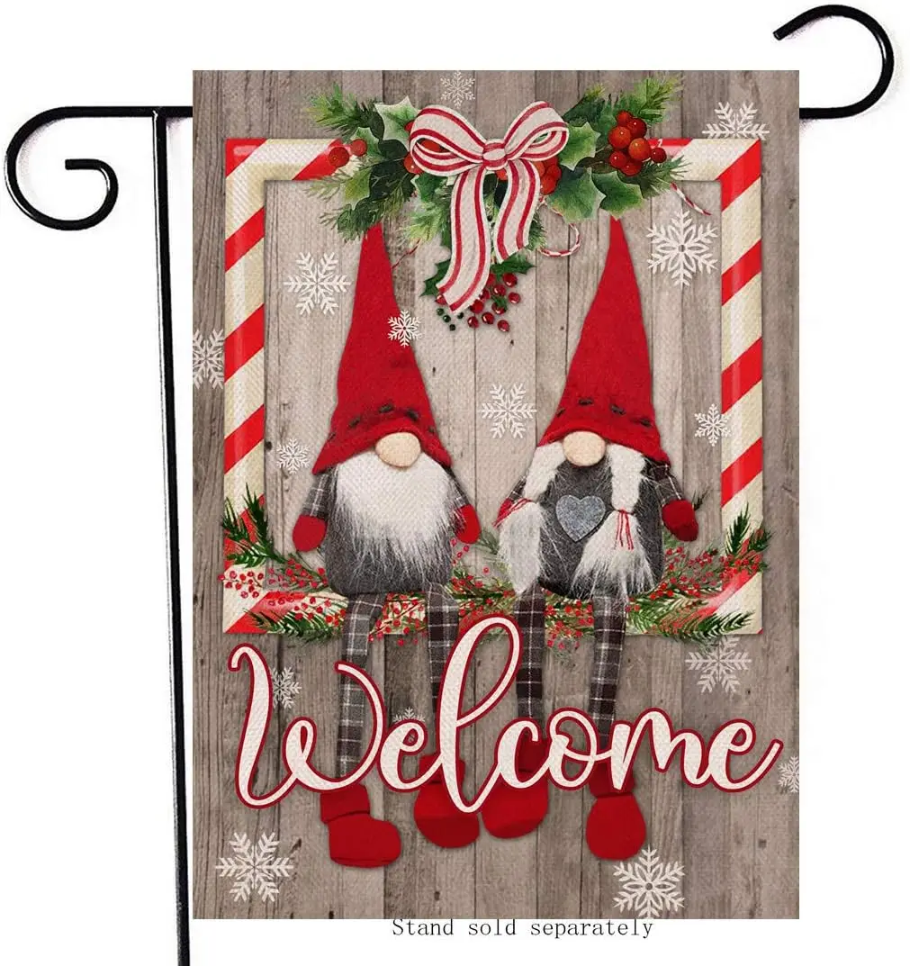 Christmas Gnomes Decorative Small Garden Flag Merry Xmas House Yard Outside Farmhouse Decor Winter Holiday Home Decor 12x18in
Christmas Gnomes Decorative Small Garden Flag Merry Xmas House Yard Outside Farmhouse Decor Winter Holiday Home Decor 12x18in