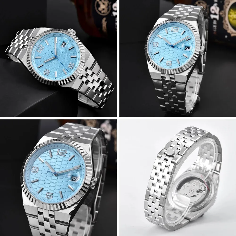 Moq 5 units wholesale price custom logo high quality luxury watch 40mm Men's NH35 Automatic Mechanical Wristwatch
Moq 5 units wholesale price custom logo high quality luxury watch 40mm Men's NH35 Automatic Mechanical Wristwatch