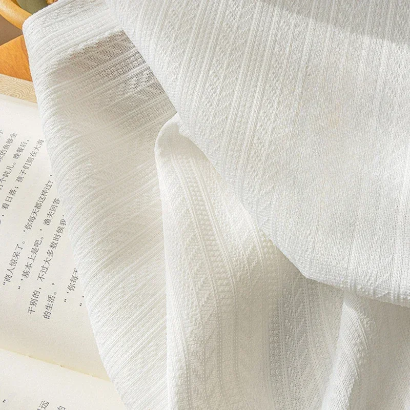 White Semi-blackout Screen Tulle Sunscreen Living Room Balcony Bay Window Screen Mirror Heat Insulation Window Screen
White Semi-blackout Screen Tulle Sunscreen Living Room Balcony Bay Window Screen Mirror Heat Insulation Window Screen