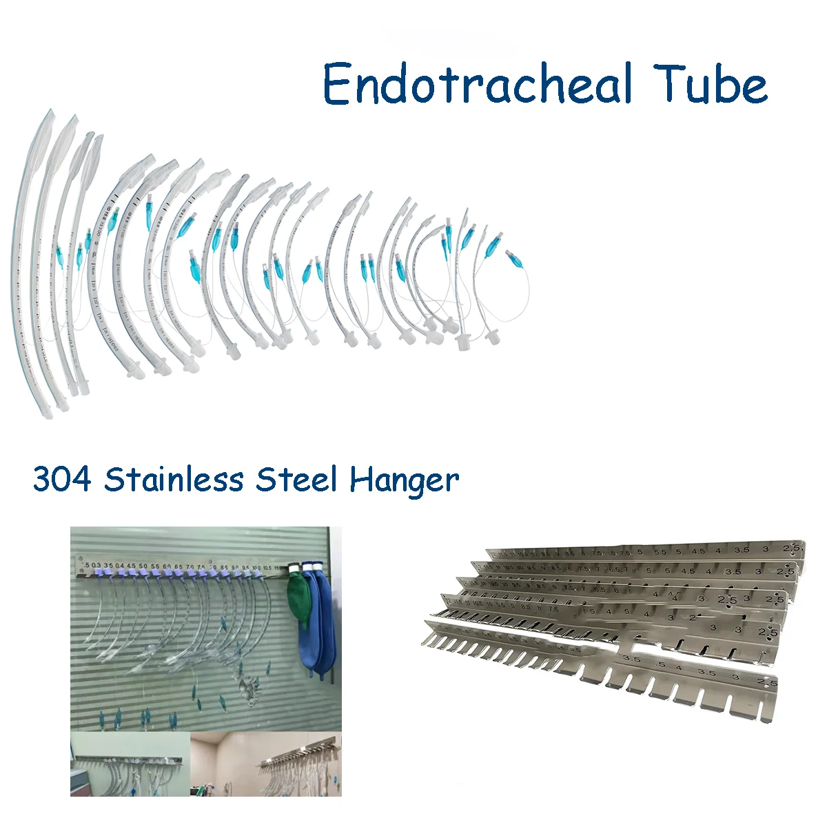 Endotracheal Tube ID 2-13mm disposable pet veterinary and 304 stainless steel tracheal tube hanger
Endotracheal Tube ID 2-13mm disposable pet veterinary and 304 stainless steel tracheal tube hanger