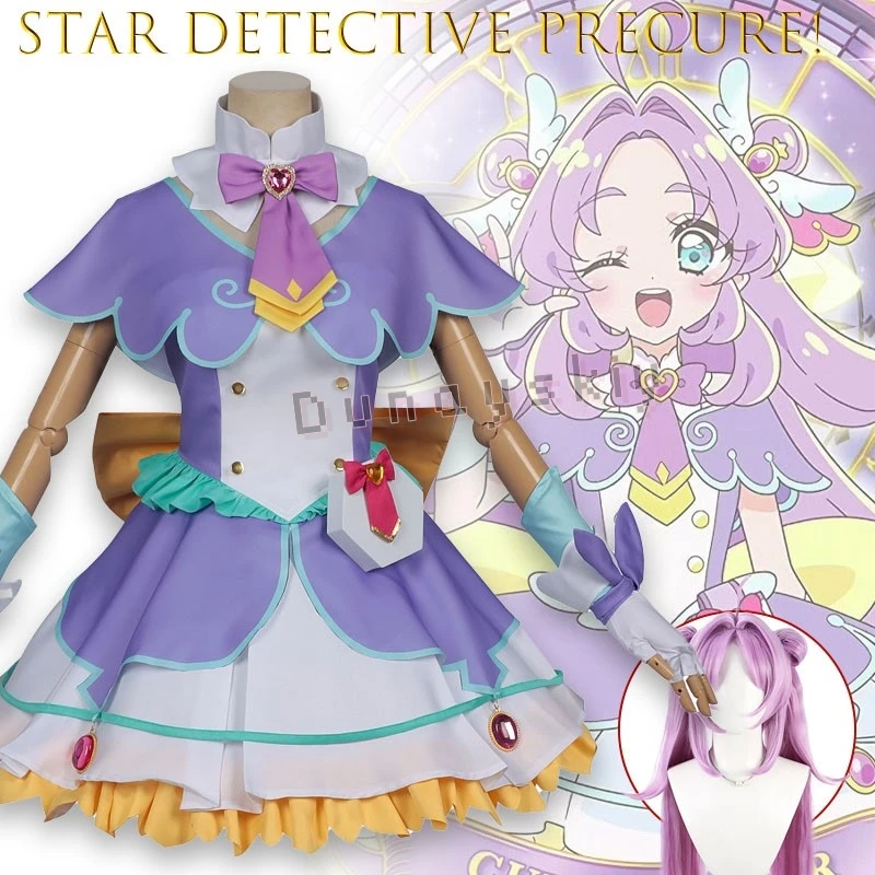 Star Detective Precure! Akechi Anna Cure Answer Cosplay Costume Anime Full Set Dress Female World Roleplay Outfit Party Lolita
Star Detective Precure! Akechi Anna Cure Answer Cosplay Costume Anime Full Set Dress Female World Roleplay Outfit Party Lolita