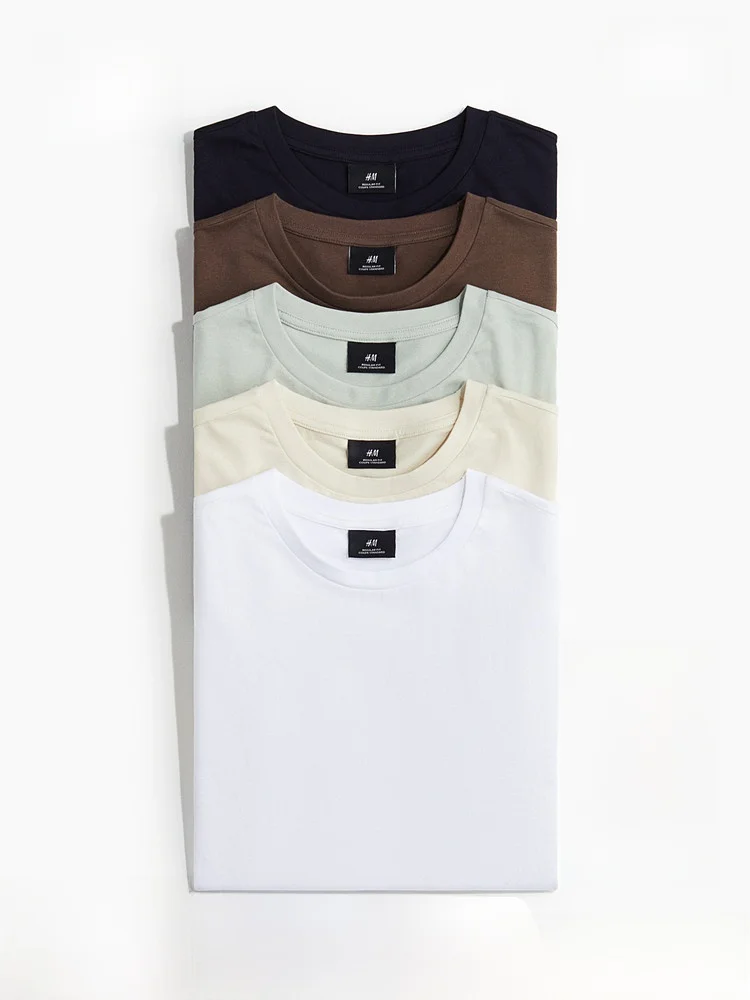 H&M Men's Casual ort Sve T-irts 5-Pa Faionable Basic Cotton Tops Spring ential Wear Layering irts
H&M Men's Casual ort Sve T-irts 5-Pa Faionable Basic Cotton Tops Spring ential Wear Layering irts