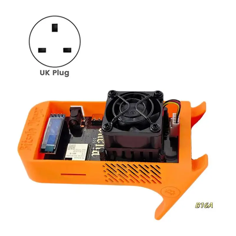 2025Bitaxe Gamma601 Bitcoins Miner 18W 1.2TH/S BM1370 Asic Chip From Antminer S21 Pro Bitcoin BTC Miner Crypto Miner UK Plug
2025Bitaxe Gamma601 Bitcoins Miner 18W 1.2TH/S BM1370 Asic Chip From Antminer S21 Pro Bitcoin BTC Miner Crypto Miner UK Plug