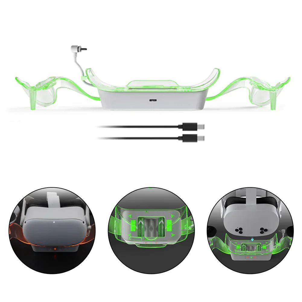 Multi-functional Charging Dock For Meta Quest3S Simultaneously Charge Charger Station Headset Display Base VR Accessories
Multi-functional Charging Dock For Meta Quest3S Simultaneously Charge Charger Station Headset Display Base VR Accessories