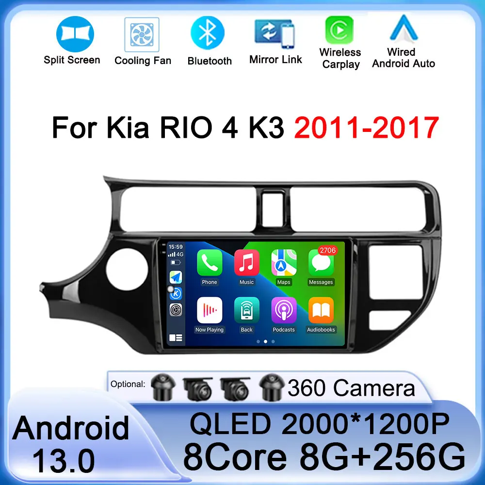 Мультимедийная магнитола для KIA RIO K3 2011-2017, мультимедийный видеоплеер на Android 13, 9 дюймов, 4G + WiFi, RDS, GPS-навигация, воспроизведение автомобиля
Мультимедийная магнитола для KIA RIO K3 2011-2017, мультимедийный видеоплеер на Android 13, 9 дюймов, 4G + WiFi, RDS, GPS-навигация, воспроизведение автомобиля
