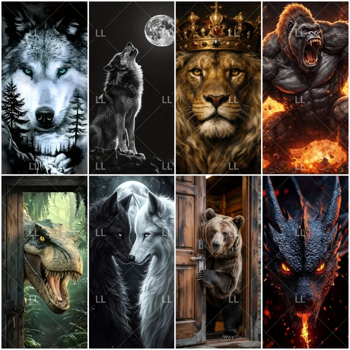 Wild Animal Background Beast Wolf Lion Gorilla Leopard Dinosaur Photo Backdrop Boy Girl Birthday Banner Bedroom Door Decoration
Wild Animal Background Beast Wolf Lion Gorilla Leopard Dinosaur Photo Backdrop Boy Girl Birthday Banner Bedroom Door Decoration