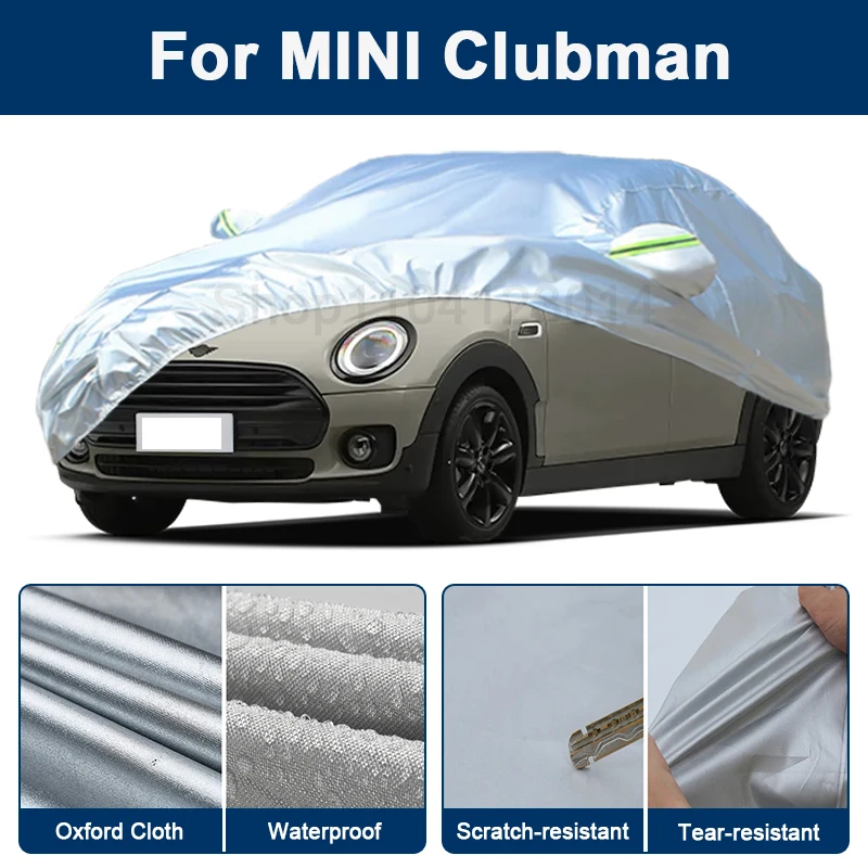 Outdoor Full Car Cover For MINI Clubman with Reflective Strips Waterproof Snowproof Dustproof UV Protection Exterior Accessories
Outdoor Full Car Cover For MINI Clubman with Reflective Strips Waterproof Snowproof Dustproof UV Protection Exterior Accessories