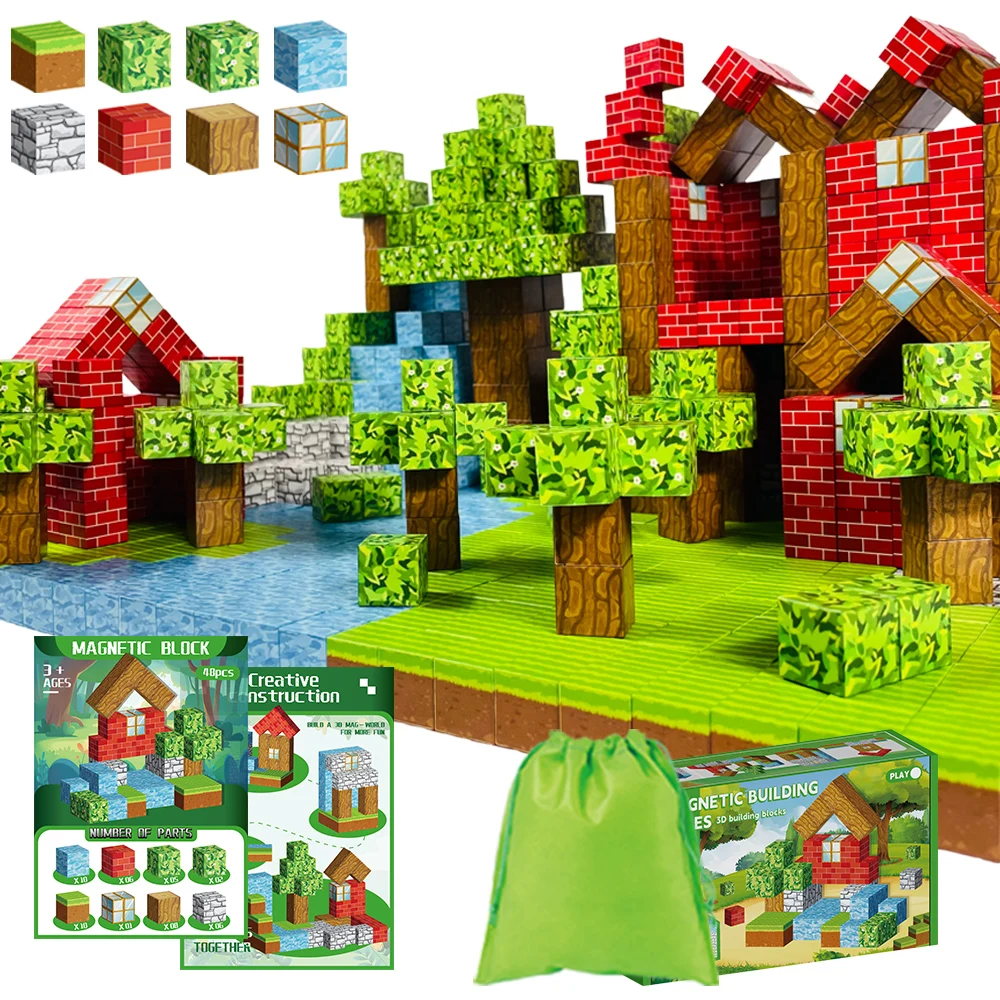 Treehouse Magnetic Building Block Creative Bricks My Famous Scene World Architectural Set DIY Model Kids Toy Christmas Gifts
Treehouse Magnetic Building Block Creative Bricks My Famous Scene World Architectural Set DIY Model Kids Toy Christmas Gifts