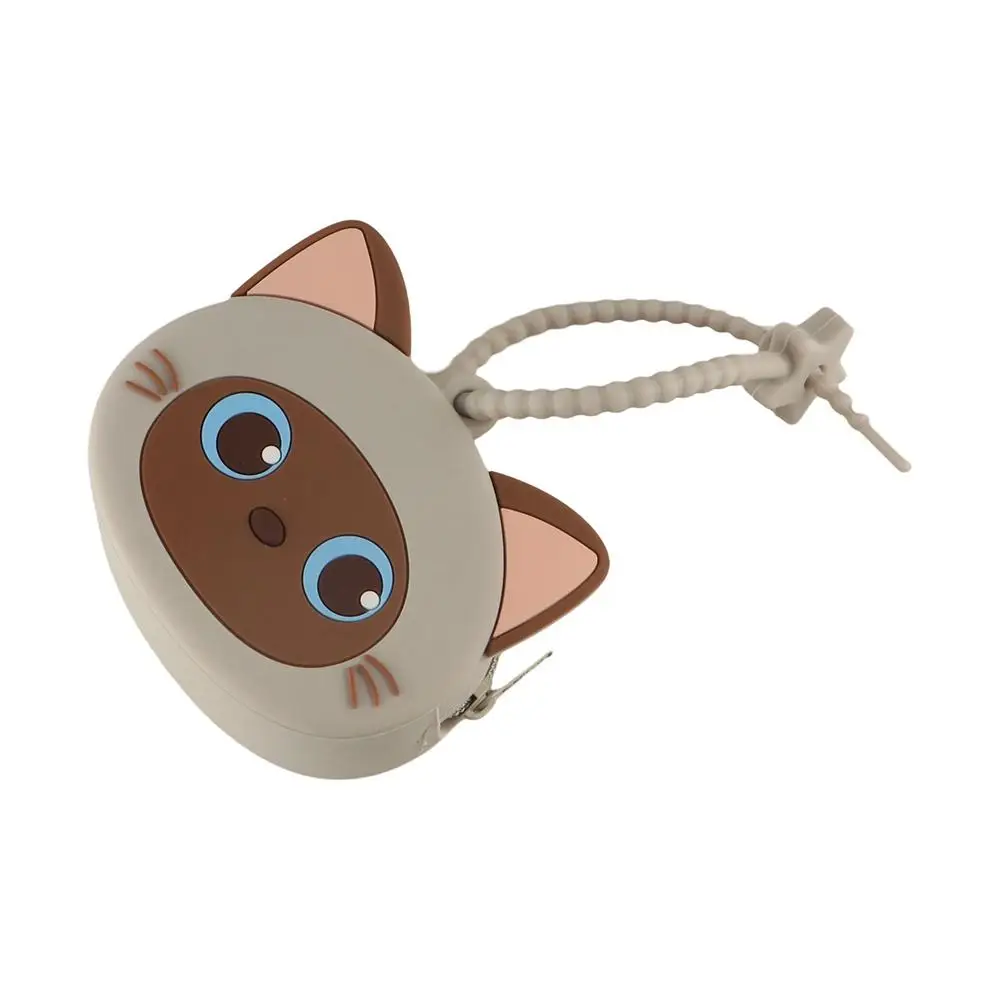 Casual Solid Color Cartoon Silicone Coin Purse Mini INS Cute Cat Wallet Earphone Storage Bag Data Cable Storage Bag Women
Casual Solid Color Cartoon Silicone Coin Purse Mini INS Cute Cat Wallet Earphone Storage Bag Data Cable Storage Bag Women