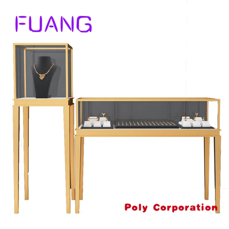 Custom 2023 SUNDO High-end metal glass custom jewellery shop showcase luxury jewelry display cabinet for Jewelry Store e
Custom 2023 SUNDO High-end metal glass custom jewellery shop showcase luxury jewelry display cabinet for Jewelry Store e