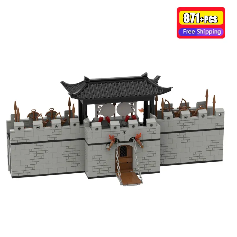 Ancient Chinese City Wall Building Blocks Corner Tower Gate MOC Architecture Set Creative Educational Construction Toy for Kid
Ancient Chinese City Wall Building Blocks Corner Tower Gate MOC Architecture Set Creative Educational Construction Toy for Kid