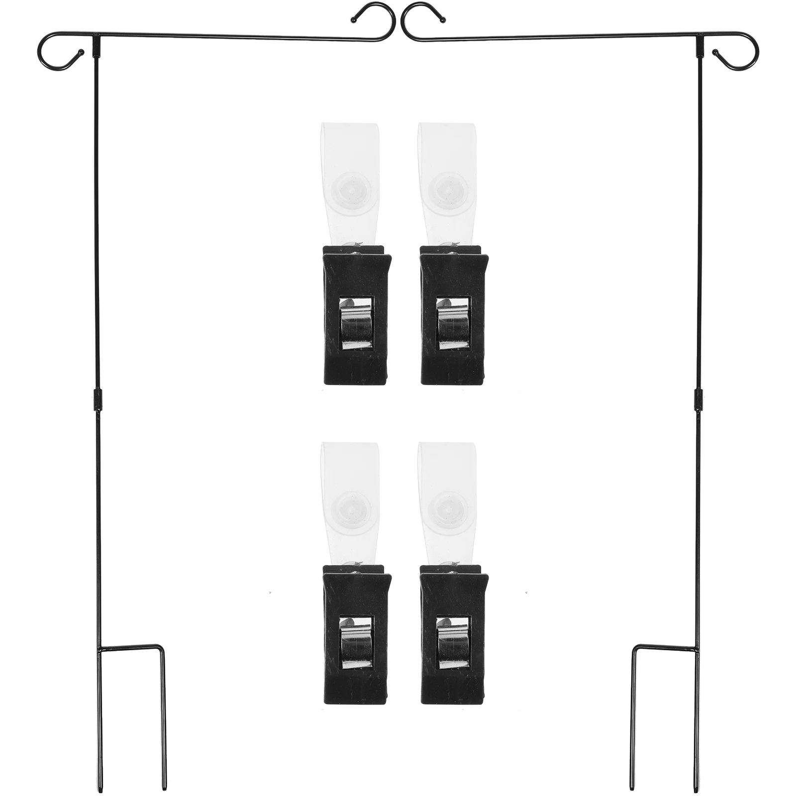 2 set Black Sturdy Patio Pole Yard Lawn Rack Weather Garden Flag St Flag St Resistant Holiday Flags
2 set Black Sturdy Patio Pole Yard Lawn Rack Weather Garden Flag St Flag St Resistant Holiday Flags