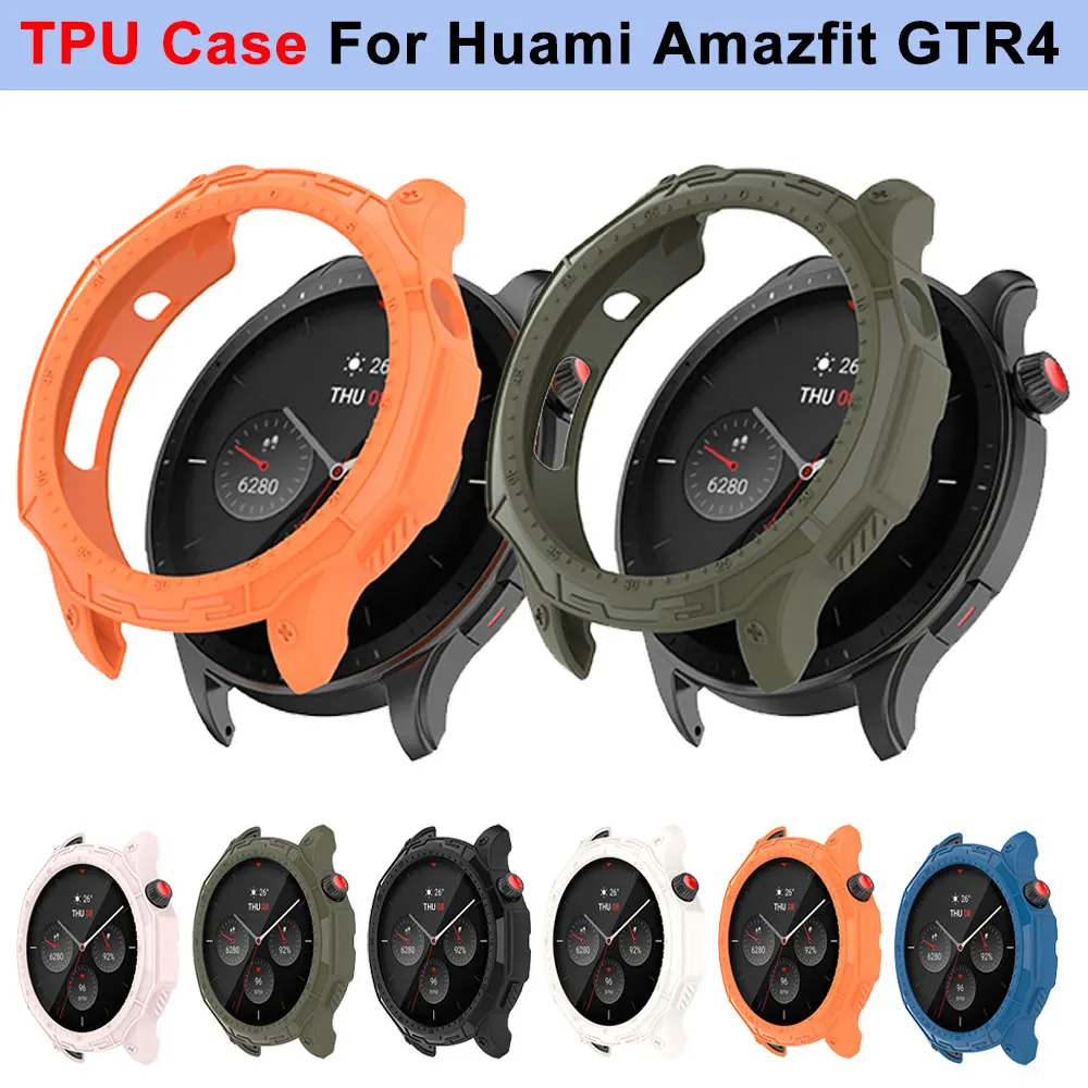 For Huami Amazfit GTR4 Protective Case Cover For Huami Amazfit GTR 4 Shock-Proof Soft Silicone Protector Shell Smart Accessories
For Huami Amazfit GTR4 Protective Case Cover For Huami Amazfit GTR 4 Shock-Proof Soft Silicone Protector Shell Smart Accessories