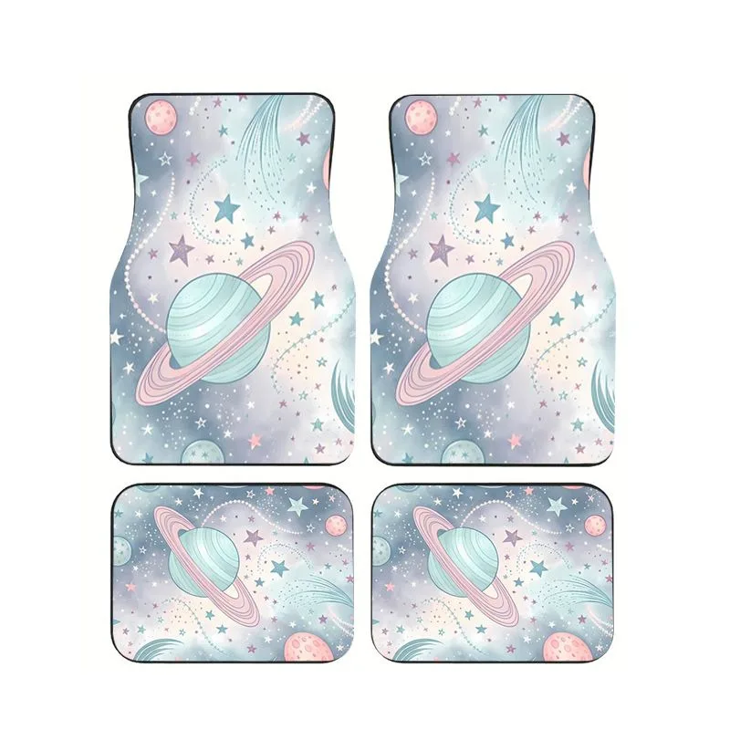 Pastel Space Saturn Print Car Floor Mats 4pcs Universal Anti-slip Carpets For Car Interior
Pastel Space Saturn Print Car Floor Mats 4pcs Universal Anti-slip Carpets For Car Interior