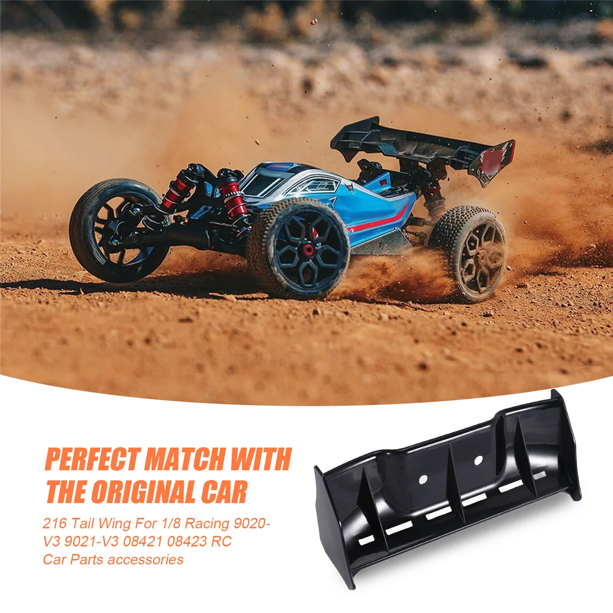 A03V 8216 хвостовое крыло для 1/8 ZD Racing 9020-V3 9021-V3 08421 08423 аксессуары для радиоуправляемых автомобилей
A03V 8216 хвостовое крыло для 1/8 ZD Racing 9020-V3 9021-V3 08421 08423 аксессуары для радиоуправляемых автомобилей