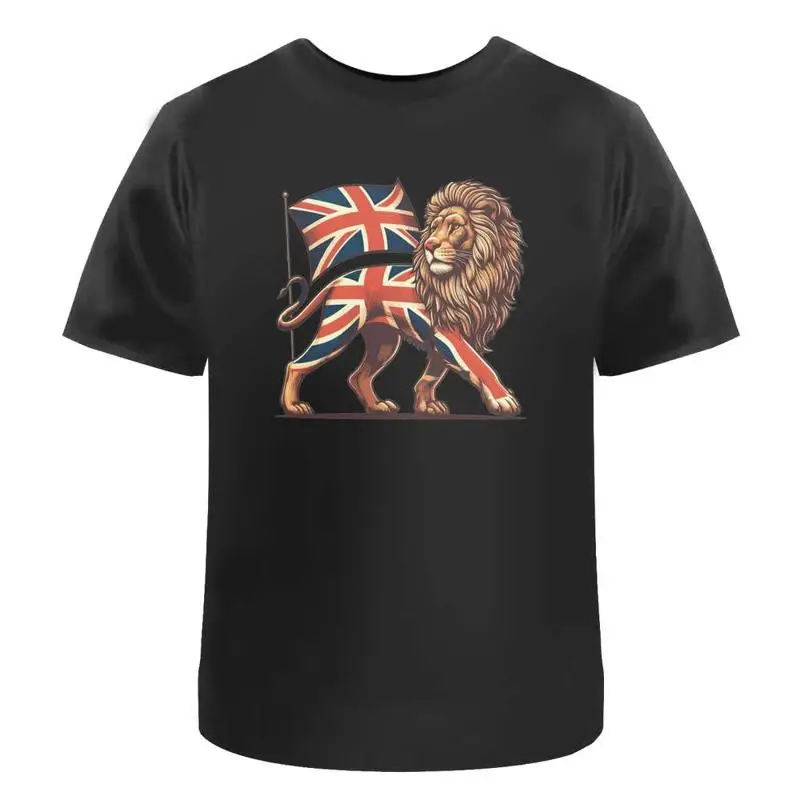 Lion With Union Jack' T Shirt 100 Cotton S Xxl Ta050891
Lion With Union Jack' T Shirt 100 Cotton S Xxl Ta050891
