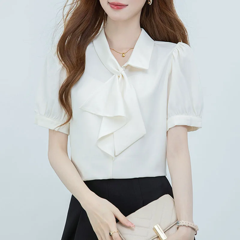 Women Blouse Shirt New Summer Short Sleeve V-Neck Lace-up Solid Blouse Shirt Women Tops Blouses Shirts Blusas Camisas 2026 Q4775
Women Blouse Shirt New Summer Short Sleeve V-Neck Lace-up Solid Blouse Shirt Women Tops Blouses Shirts Blusas Camisas 2026 Q4775