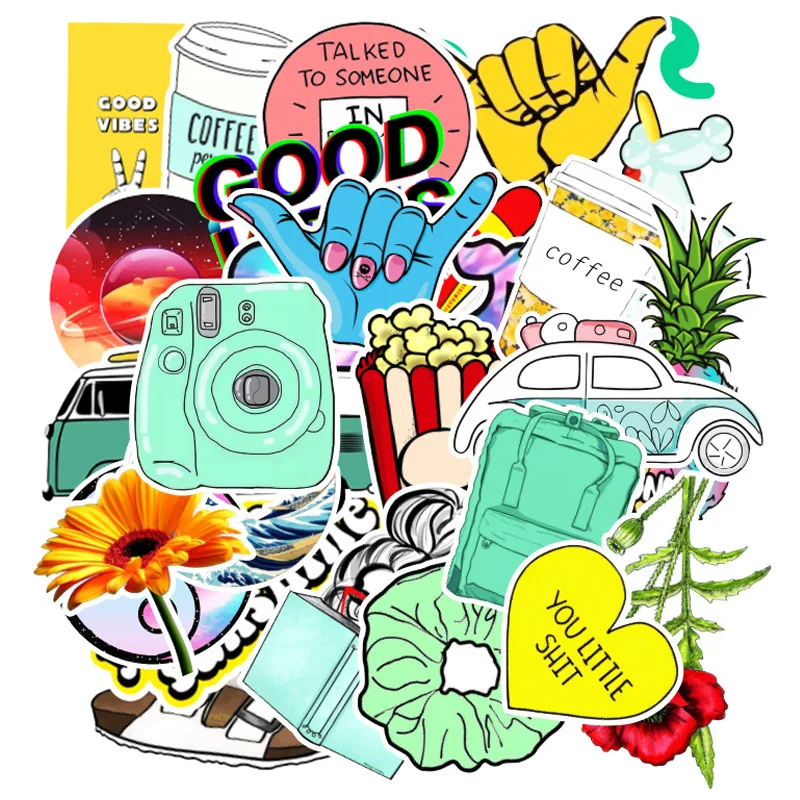 31pcs Small Fresh Series Graffiti Stickers Creative Scrapbook Water Cup Diy Refrigerator Laptop Waterproof Decal Decor Sticker
31pcs Small Fresh Series Graffiti Stickers Creative Scrapbook Water Cup Diy Refrigerator Laptop Waterproof Decal Decor Sticker