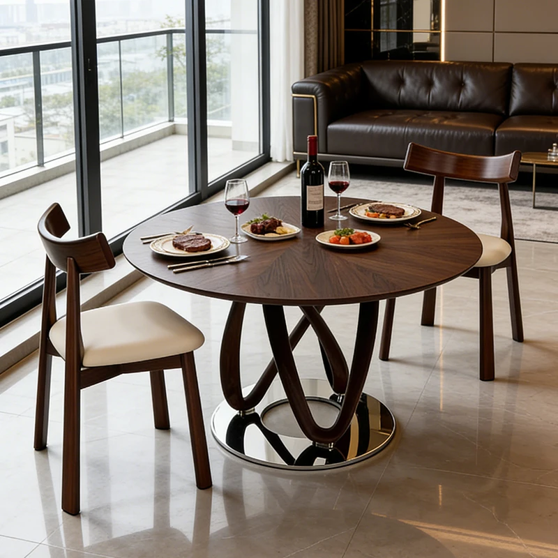 &c Italian Ultra-Minimalist Round Dining Table Solid Wood Designer Dining Table Light Luxury Home
&c Italian Ultra-Minimalist Round Dining Table Solid Wood Designer Dining Table Light Luxury Home
