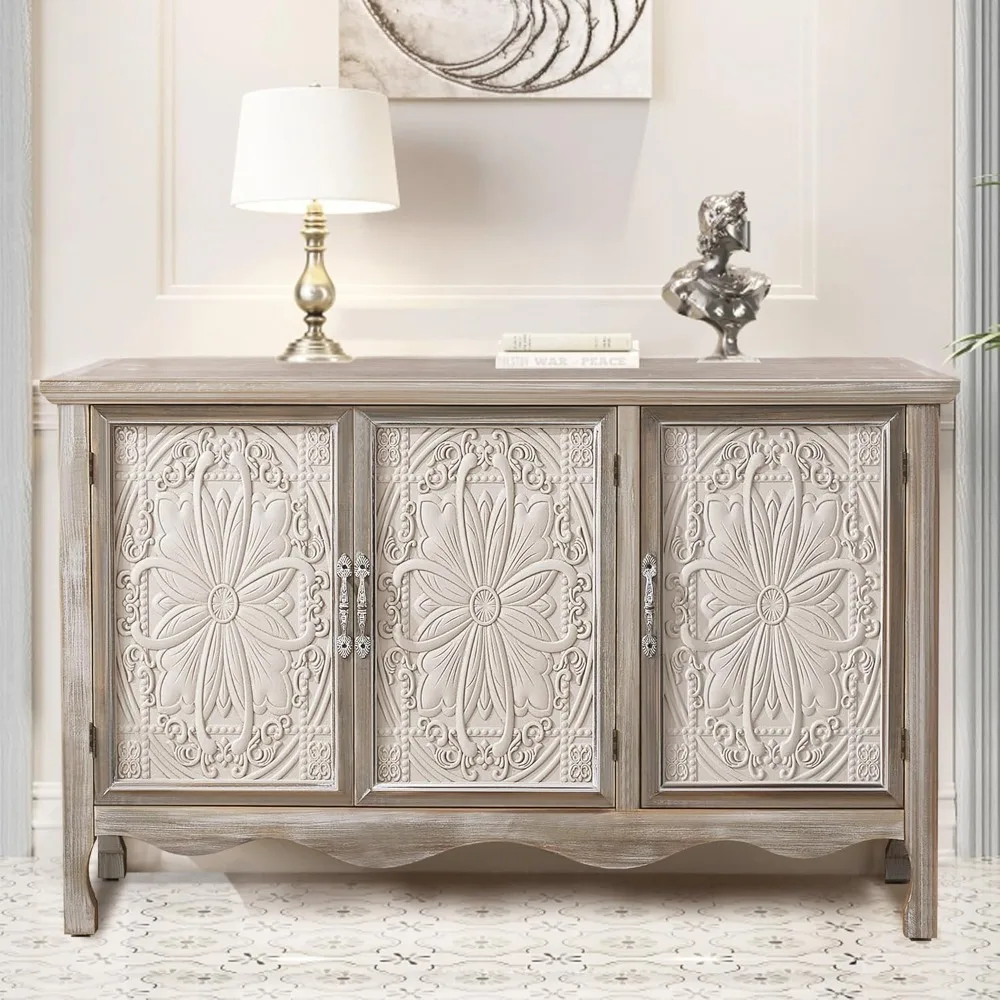 Sideboard Buffet Cabinet with Storage,49'' Farmhouse Buffet Cabinet with Storage, Wooden Accent Cabinet with Doors
Sideboard Buffet Cabinet with Storage,49'' Farmhouse Buffet Cabinet with Storage, Wooden Accent Cabinet with Doors
