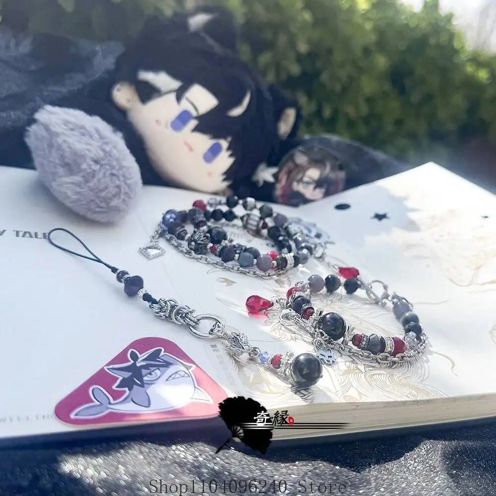 Anime GAME Genshin Impact Wriothesley Anime Hand Strap Bracelet Unisex Beads Pendant Bracelets Jewelry Accessories Mobile Phone
Anime GAME Genshin Impact Wriothesley Anime Hand Strap Bracelet Unisex Beads Pendant Bracelets Jewelry Accessories Mobile Phone