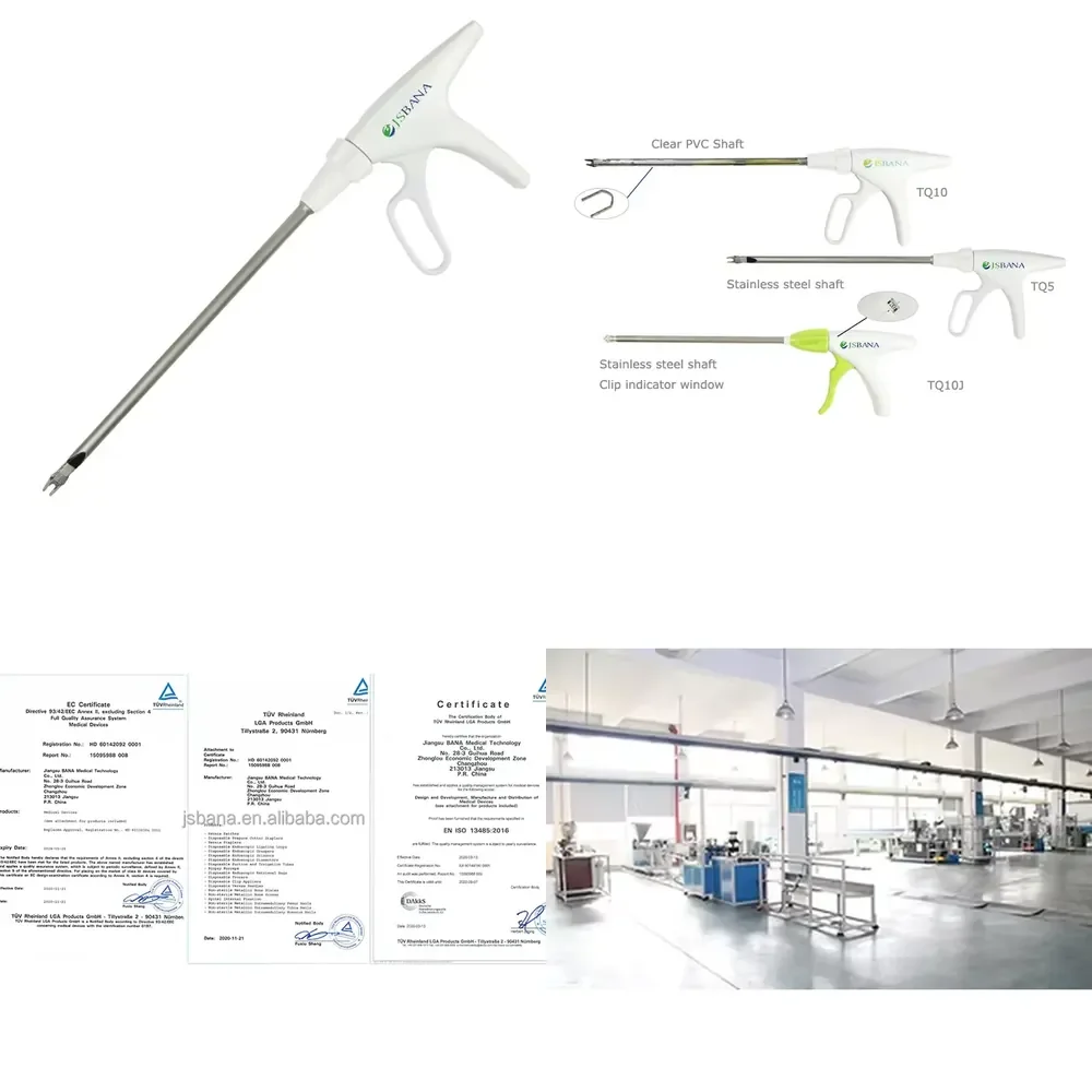 2026 Factory Direct Offer Disposable Titanium Clip Applier, 5mm Endo Clips Applicator for Procedures
2026 Factory Direct Offer Disposable Titanium Clip Applier, 5mm Endo Clips Applicator for Procedures